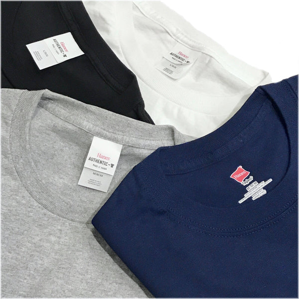 Hanes L/S Crew Neck T-Shirt with Pocket