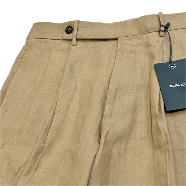 Berwich "Ardbeg" Linen Trousers Made in Italy