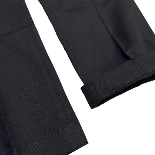 Berwich "Lucano" 2 pleated front "Brisbane Moss" Cotton Trousers Made in Italy