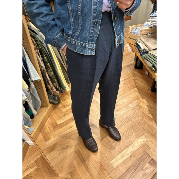 Berwich "Ardbeg" Linen Trousers Made in Italy