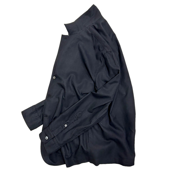Salvatore Piccolo "Shirt Jacket" made in Italy <Black Cotton light Flannel>