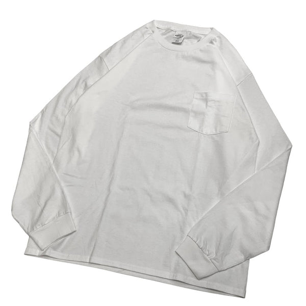 Hanes L/S Crew Neck T-Shirt with Pocket