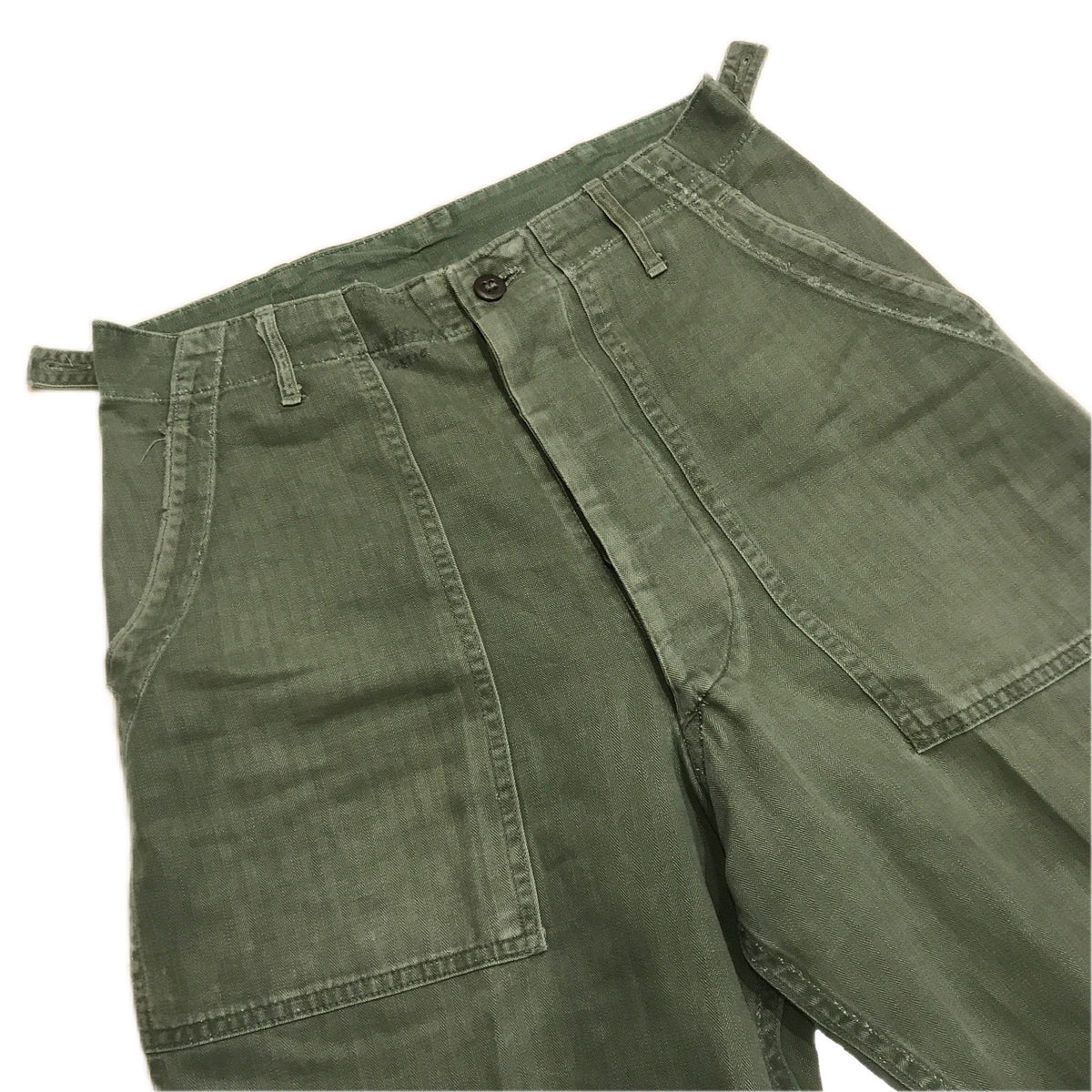 【70‘s】U.S.ARMY OG-107 Baker Pants US ARMY M-47 HBT 初期ベイカーパンツ（50's US.ARMY M-47 HBT