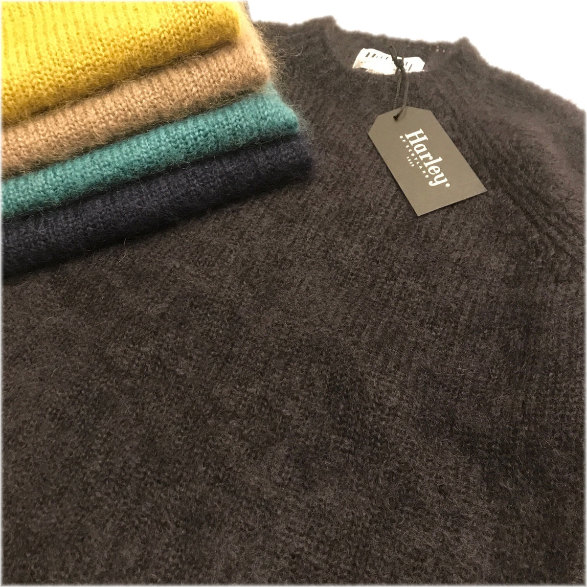 harley of scotland mohair nordic sweater