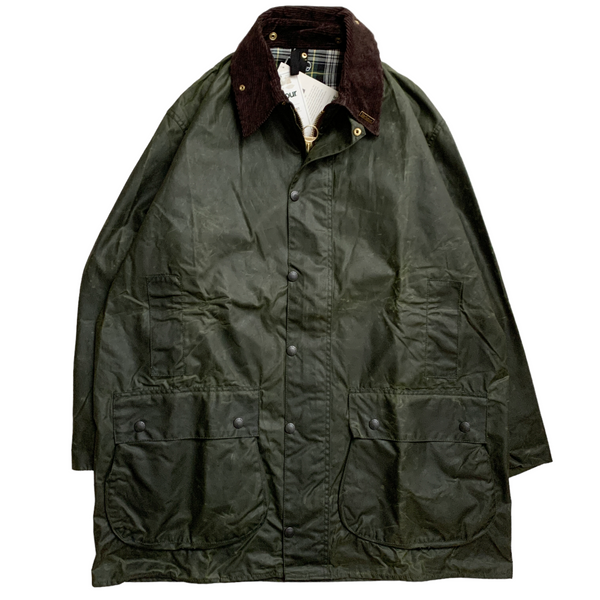 90's Dead Stock 3 Crest Vintage Barbour "Border" Sage (Size : 46)