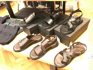 MAURO de BARI made in Italy Leather Sandal