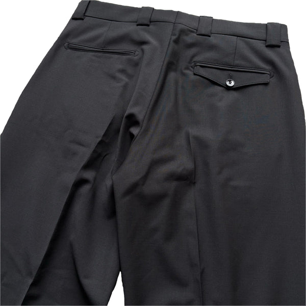 Berwich "Ardbeg" 2 pleated front Technical Wool Trousers Made in Italy