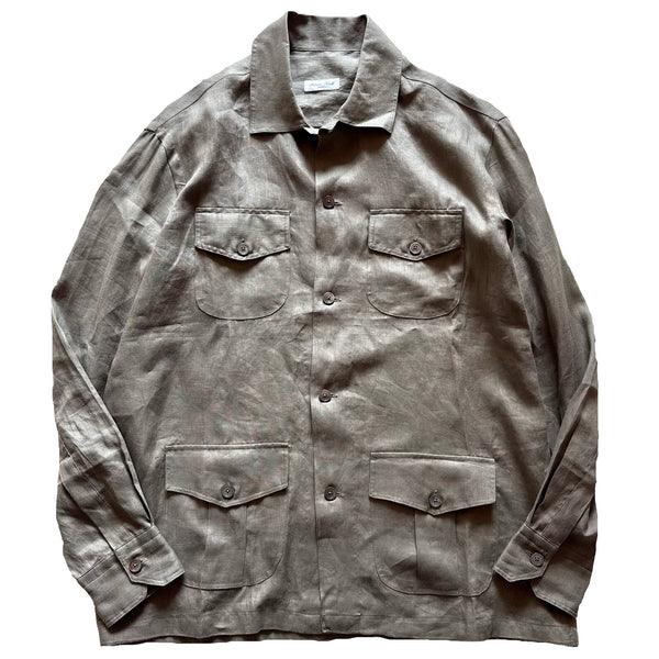 Salvatore Piccolo "Linen Safari Jacket" made in ITALY
