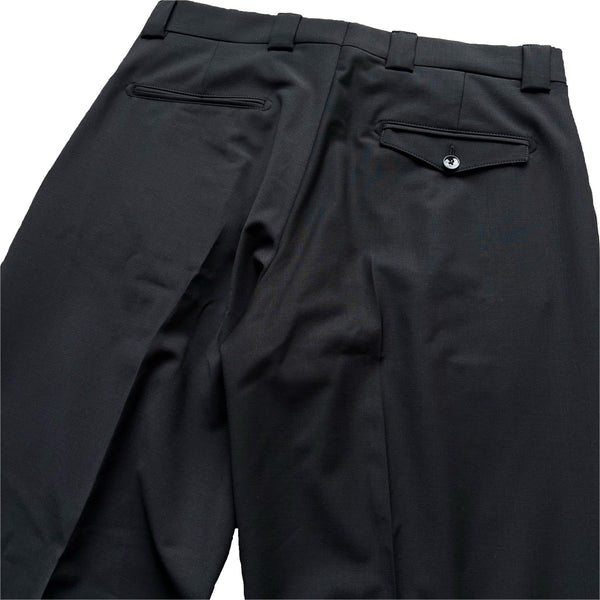 Berwich "Lucano" 2 pleated front Technical Wool Trousers Made in Italy