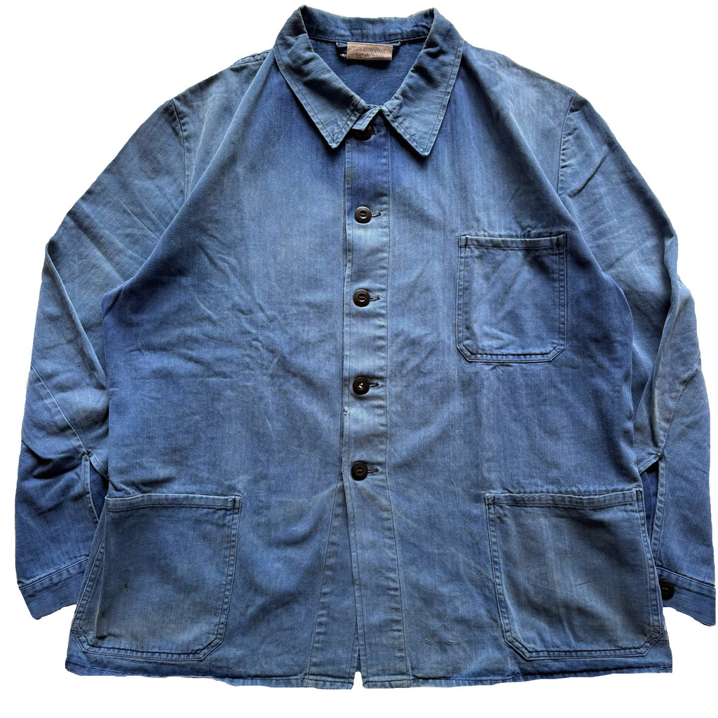 80s Vintage German Military HBT work Jacket / size 54 – Vinson House