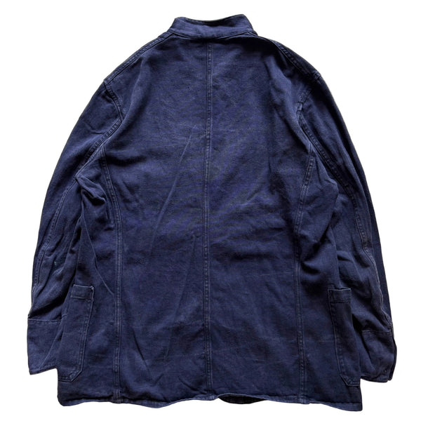 40-50's Vintage LFB(London Fire Brigade) Blue Drill Jacket / 1