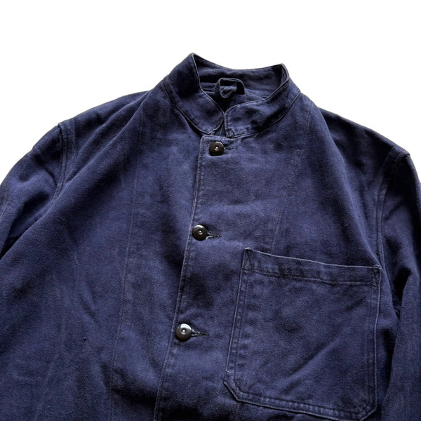 40-50's Vintage LFB(London Fire Brigade) Blue Drill Jacket / 1