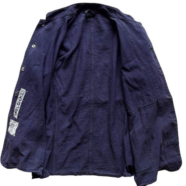 40-50's Vintage LFB(London Fire Brigade) Blue Drill Jacket / 3