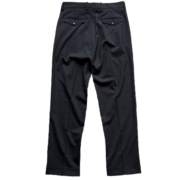Berwich "Ardbeg" 2 pleated front Technical Wool Trousers Made in Italy