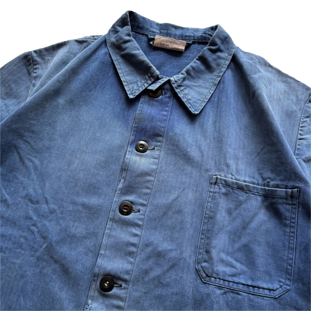 80s Vintage German Military HBT work Jacket / size 54 – Vinson House