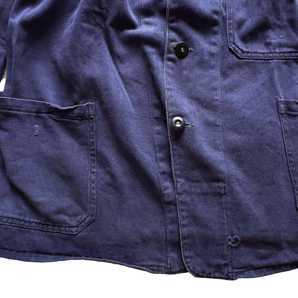 40-50's Vintage LFB(London Fire Brigade) Blue Drill Jacket / 3
