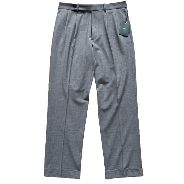 Berwich "Ardbeg" 2 pleated front Technical Wool Trousers Made in Italy