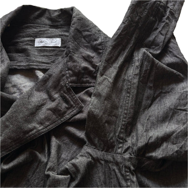 Salvatore Piccolo "Black Chambray Shirt Jacket" made in ITALY