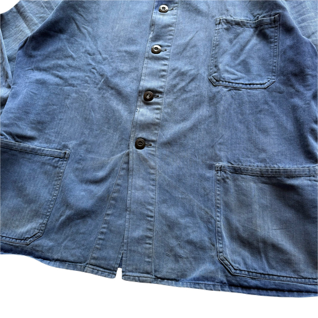 80s Vintage German Military HBT work Jacket / size 54 – Vinson House