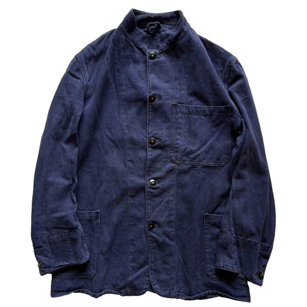 40-50's Vintage LFB(London Fire Brigade) Blue Drill Jacket / 1