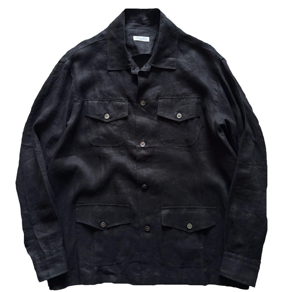 Salvatore Piccolo "Linen Safari Jacket" made in ITALY