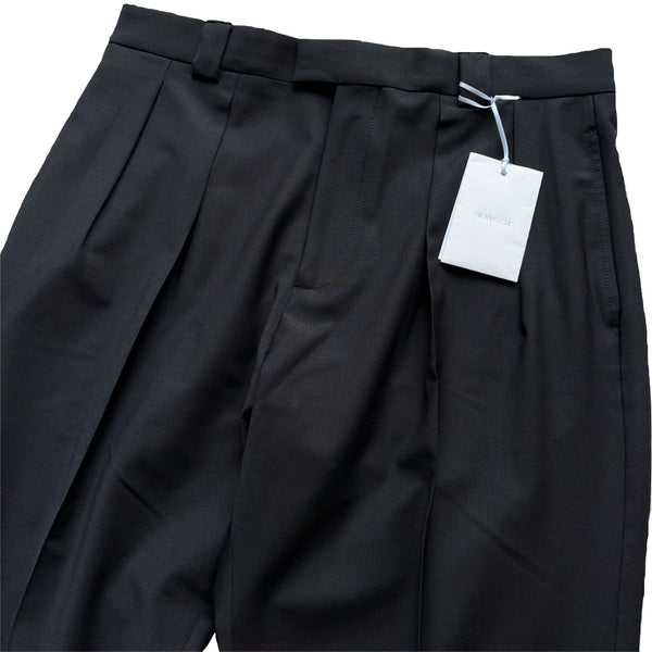 Berwich "Lucano" 2 pleated front Technical Wool Trousers Made in Italy