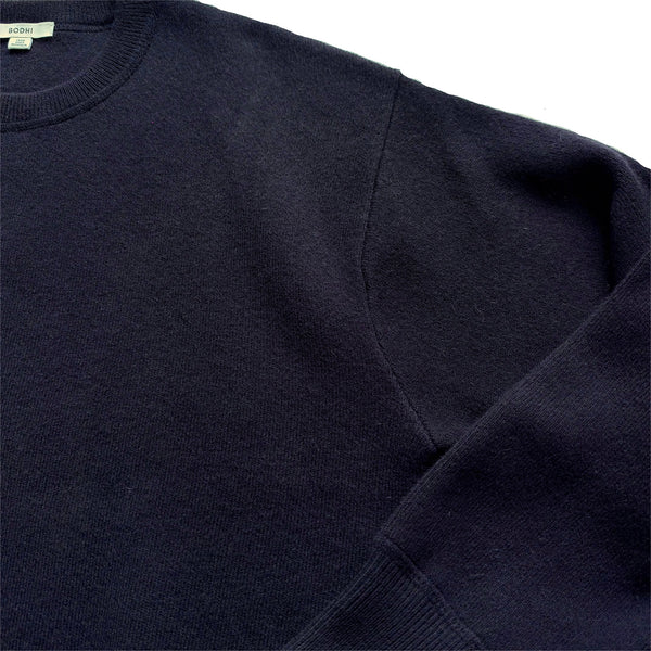 Bodhi "Heavyweight"  Cashmere Knitting Sweat Crew