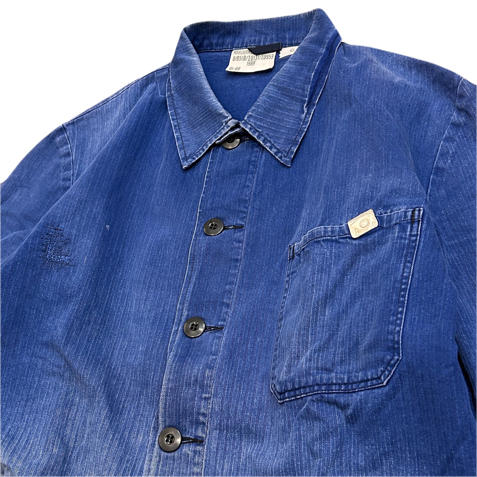 80s Vintage German Military HBT work Jacket / size 48 – Vinson House