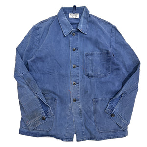 80s Vintage German Military HBT work Jacket / size 48