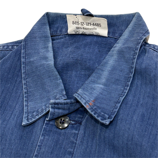 80s Vintage German Military HBT work Jacket / size 48