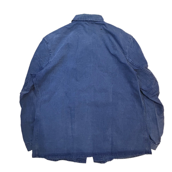80s Vintage German Military HBT work Jacket / size 48