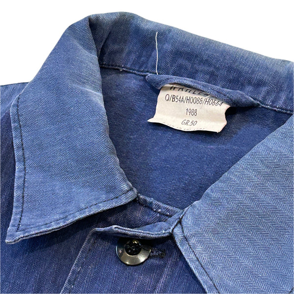 80s Vintage German Military HBT work Jacket / size 50