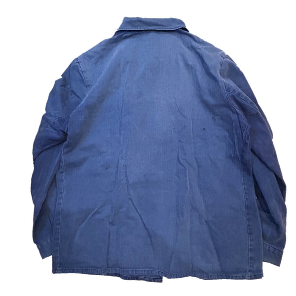 80s Vintage German Military HBT work Jacket / size 50