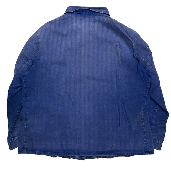 80s Vintage German Military HBT work Jacket / size 52