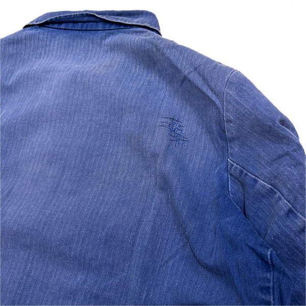 80s Vintage German Military HBT work Jacket / size 52