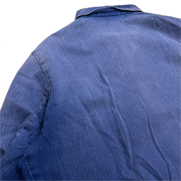 80s Vintage German Military HBT work Jacket / size 52