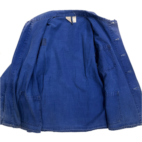 80s Vintage German Military HBT work Jacket / size 52