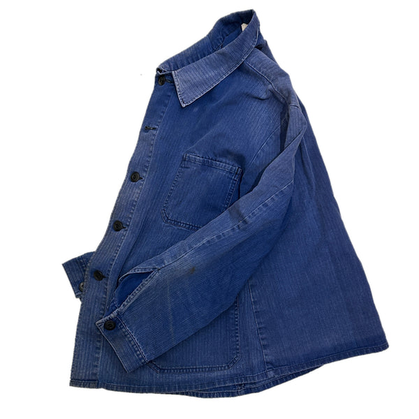 80s Vintage German Military HBT work Jacket / size 52