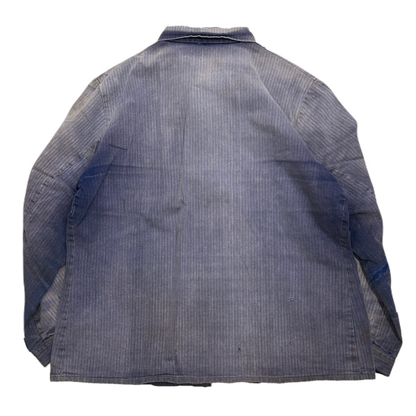 80s Vintage German Military HBT work Jacket / size 54