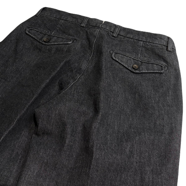 Berwich "Ardbeg" Black Denim Trousers Made in Italy