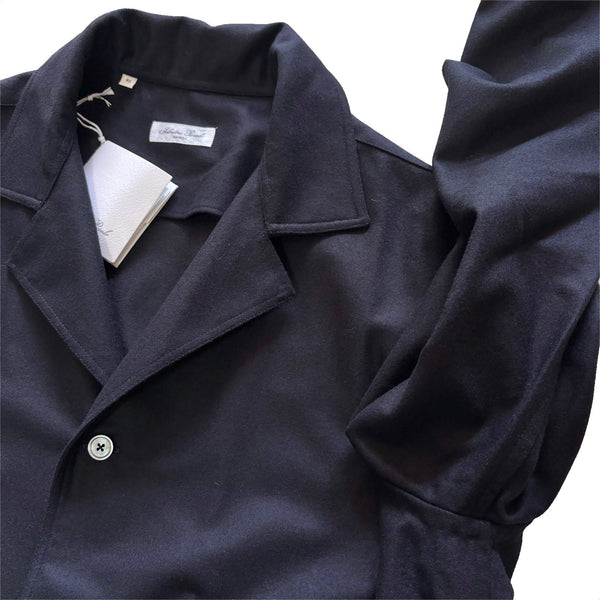 Salvatore Piccolo "Wool Flannel Shirt Jacket" made in ITALY