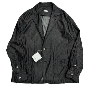 Salvatore Piccolo "Shirt Jacket / Black Chambray" made in Italy