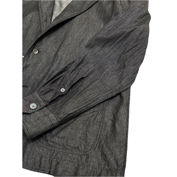 Salvatore Piccolo "Shirt Jacket / Black Chambray" made in Italy
