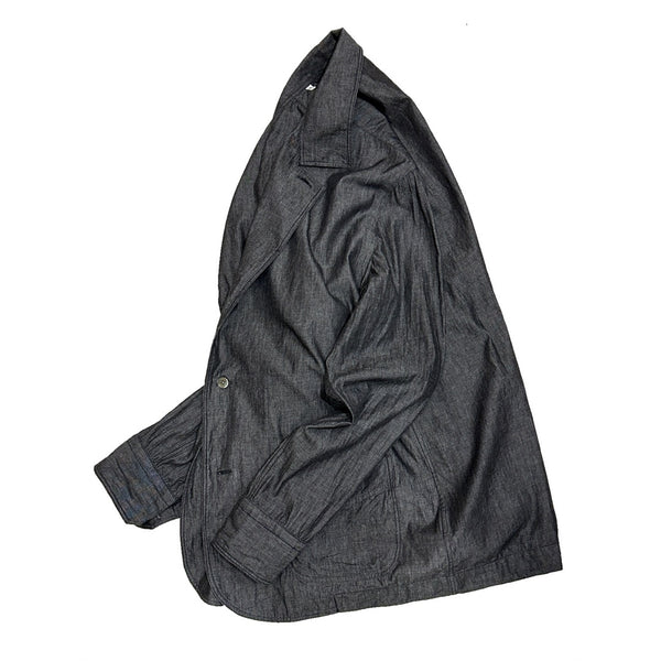 Salvatore Piccolo "Shirt Jacket / Black Chambray" made in Italy
