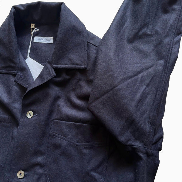 Salvatore Piccolo "Wool Flannel Work Jacket" made in Italy