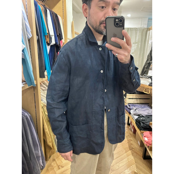Salvatore Piccolo "Linen Shirt Jacket" made in ITALY