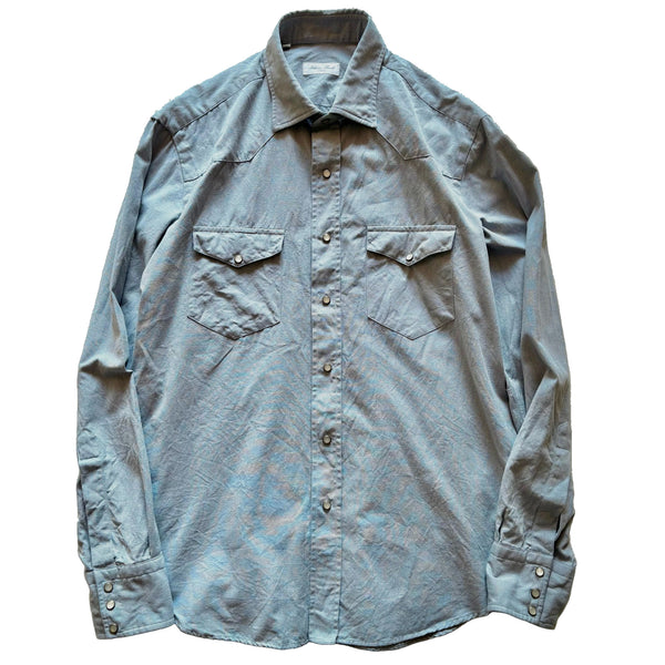 Salvatore Piccolo "Chambray Western Shirt" Made in Italy