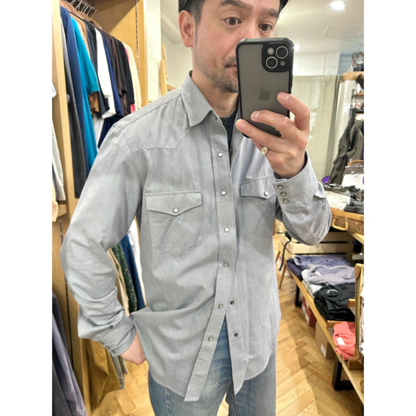 Salvatore Piccolo "Chambray Western Shirt" Made in Italy