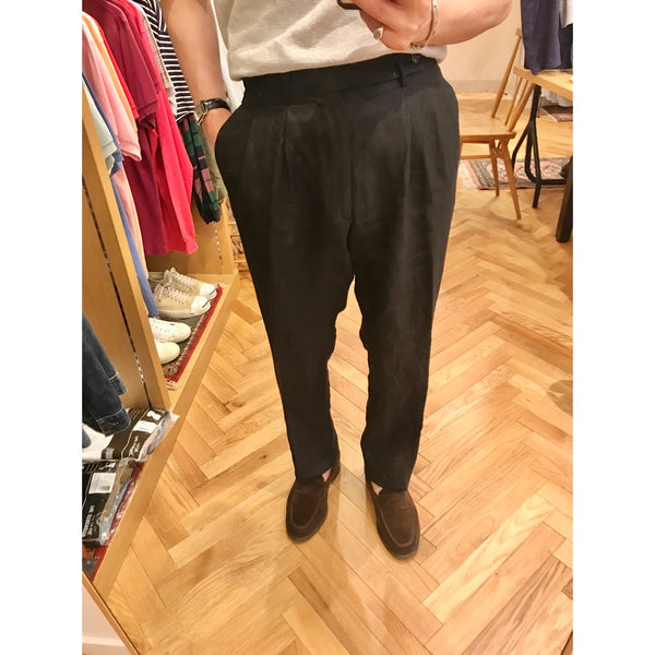 Berwich "Ardbeg" 100% Linen Trousers Made in Italy