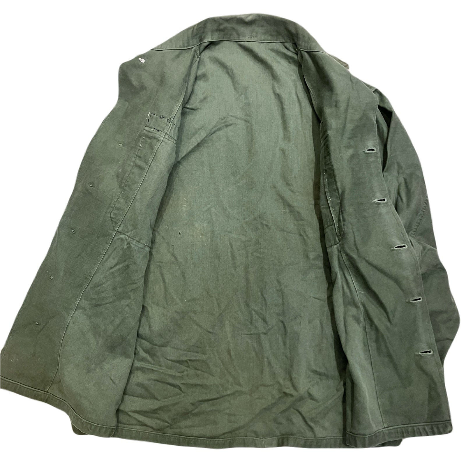 U.S. ARMY OG-107ユーティリティシャツ 1st 50's Vintage US Army Utility Shirt OG-107 1st Model – Vinson